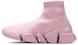 Lookbook (W) Balenciaga Speed 2.0 Sepatu 'Logo Keseluruhan - Soft Pink' 617196W2DBO5601