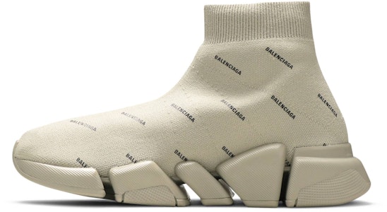 (W) Balenciaga Speed 2.0 Zapatillas 'Logo Completo - Arena' 617196W2DBO9910 Lookbook (W) Balenciaga Speed 2.0 Zapatillas 'Logo Completo - Arena' 617196W2DBO9910