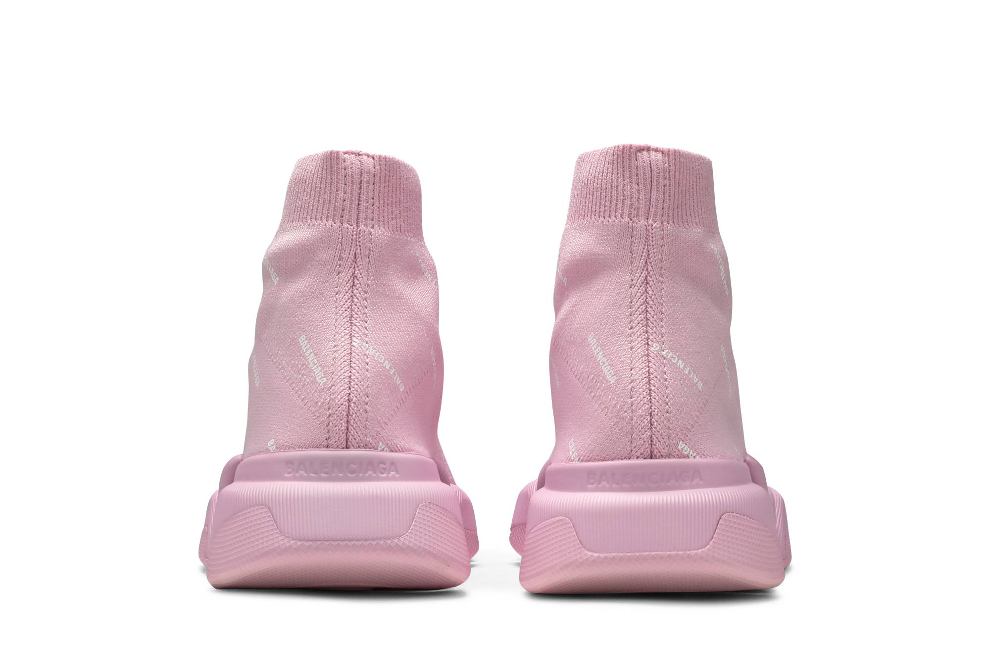 Details for (W) Balenciaga Speed 2.0 Zapatillas 'Logo Completo - Rosa Suave' 617196W2DBO5601