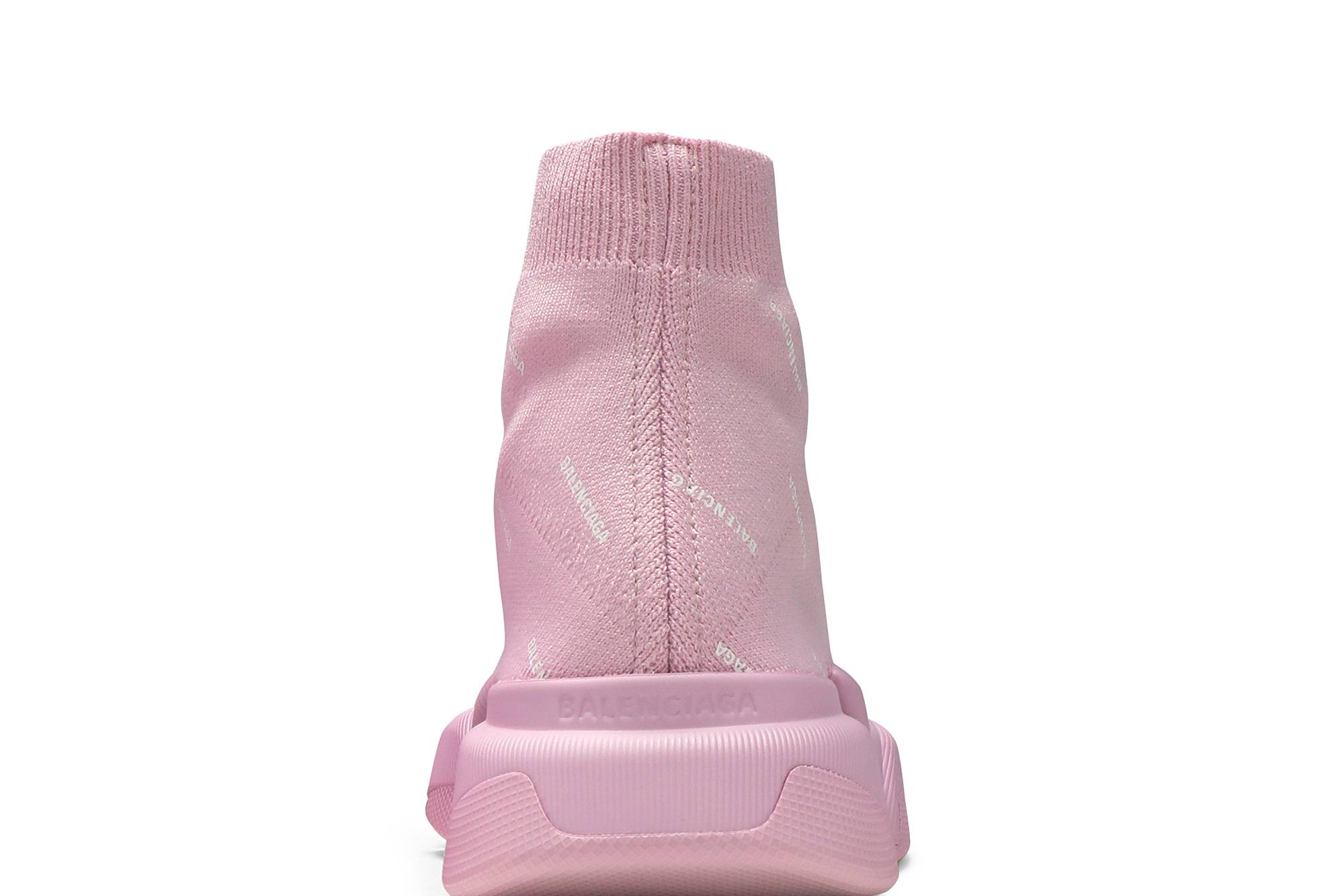 Sizing (W) Balenciaga Speed 2.0 Zapatillas 'Logo Completo - Rosa Suave' 617196W2DBO5601