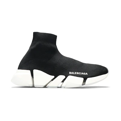 (W) Balenciaga Speed 2.0 Sneaker 'Black White'
