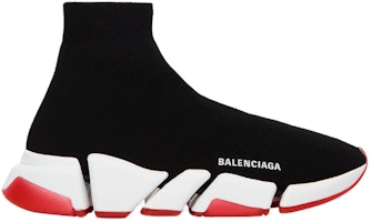 (W) 발렌시아가 스피드 2.0 스니커즈 '블랙 화이트 레드' 654045W2DI21096 Order (W) 발렌시아가 스피드 2.0 스니커즈 '블랙 화이트 레드' 654045W2DI21096