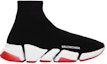 Order (W) Balenciaga Speed 2.0 Sneaker 'Hitam Putih Merah' 654045W2DI21096