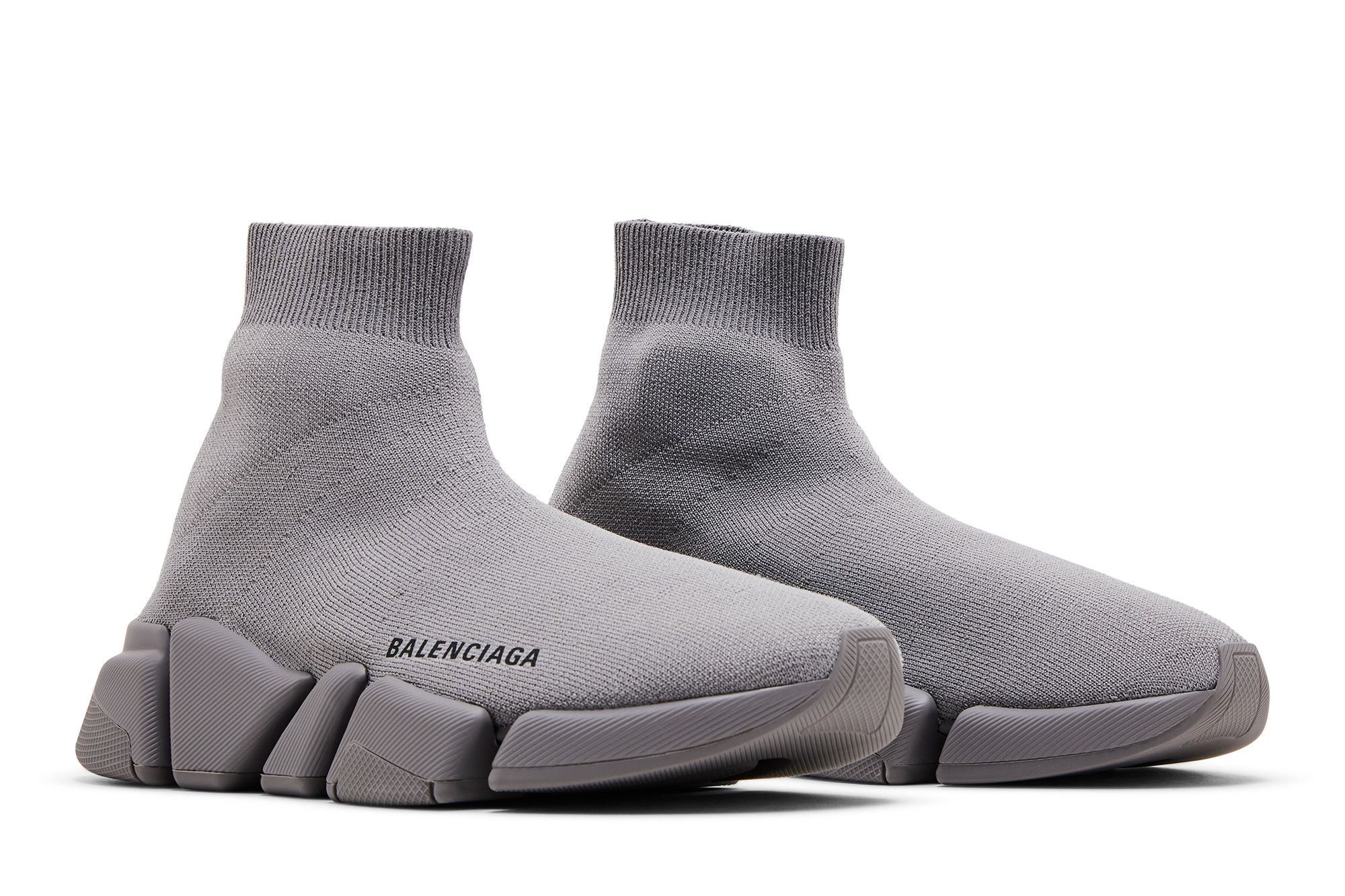 Cheap (W) Balenciaga Speed 2.0 Zapatillas 'Gris Oscuro' 617196-W2DB1-1503