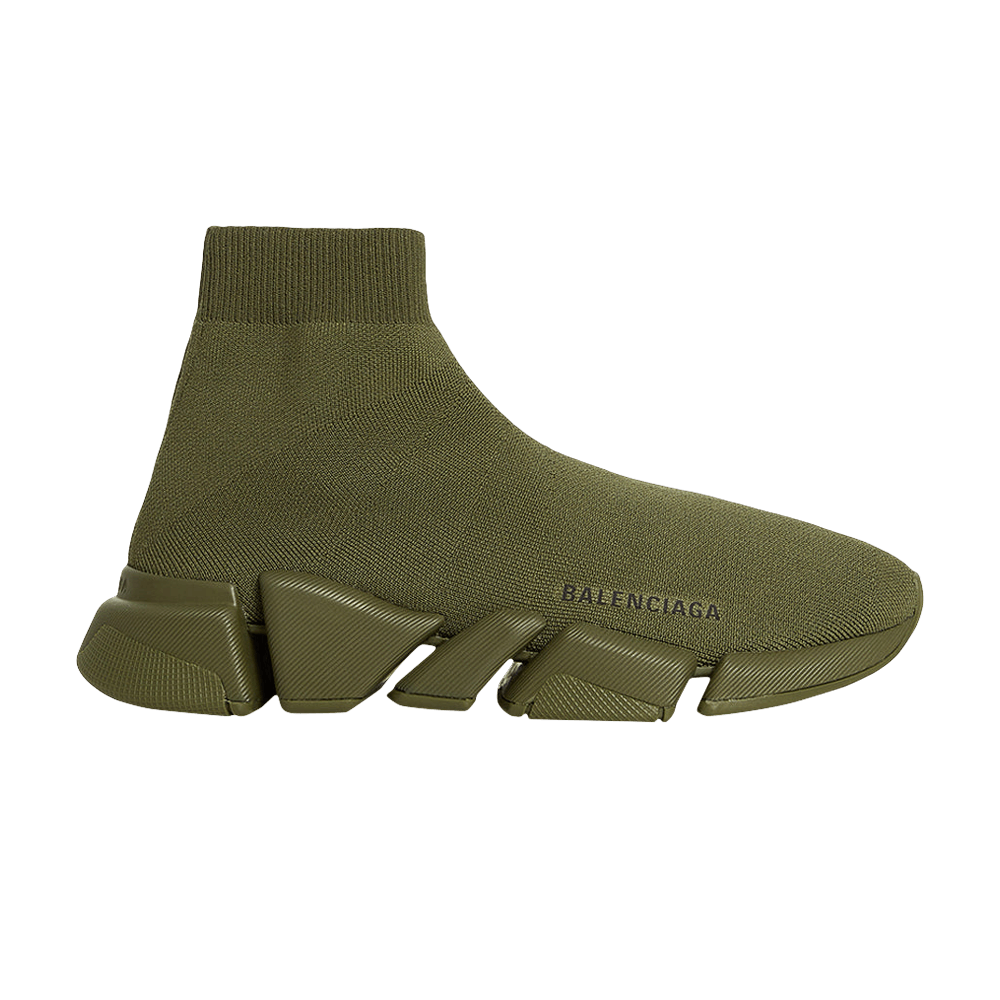Buy (W) Balenciaga Speed 2.0 Sneaker 'Khaki Gelap' 617196-W2DB1-3300