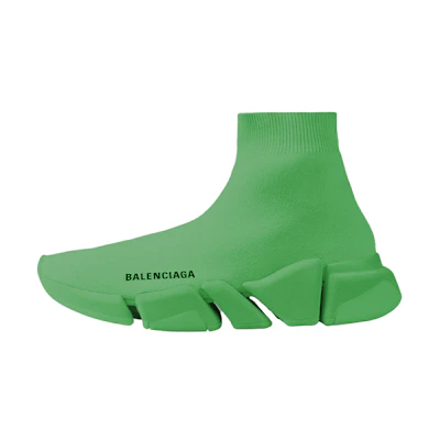 (W) Balenciaga Speed 2.0 Sneaker 'Fluo Green'