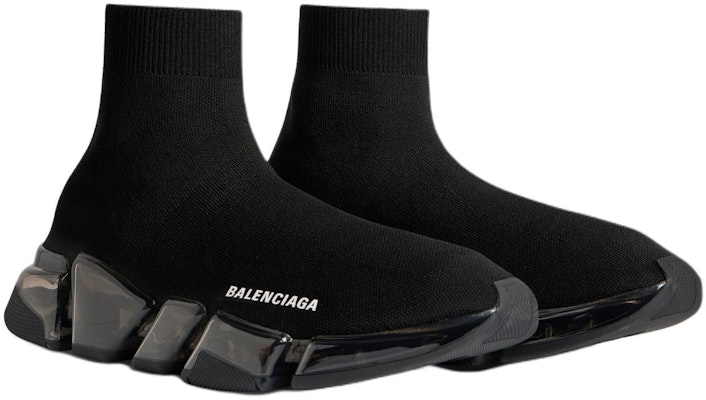 巴黎世家 Speed 2.0 氣質百搭 中幫 生活休閒鞋 女款 黑色 Lookbook 巴黎世家 Speed 2.0 氣質百搭 中幫 生活休閒鞋 女款 黑色