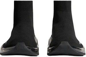 Shop (W) Balenciaga Speed 2.0 Sepatu Sneakers 'Full Clear Sole - Hitam' 617196W2DC41000