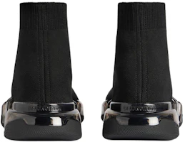 Details for (W) Balenciaga Speed 2.0 Sepatu Sneakers 'Full Clear Sole - Hitam' 617196W2DC41000