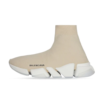 (W) Balenciaga Speed 2.0 Sneaker 'Light Beige'