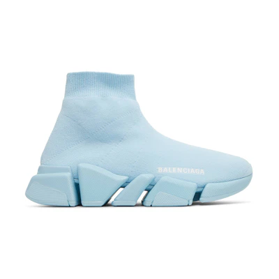 (W) Balenciaga Speed 2.0 Sneaker 'Light Blue'