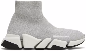 (Women) Balenciaga Speed 2.0 Sneaker 'Silver' 636833W2DE18191 (Women) Balenciaga Speed 2.0 Sneaker 'Silver' 636833W2DE18191