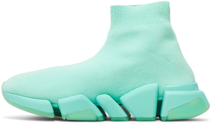 (W) バレンシアガ スピード2.0 クリアソール グリーン 654045W2DI43412 Lookbook (W) バレンシアガ スピード2.0 クリアソール グリーン 654045W2DI43412