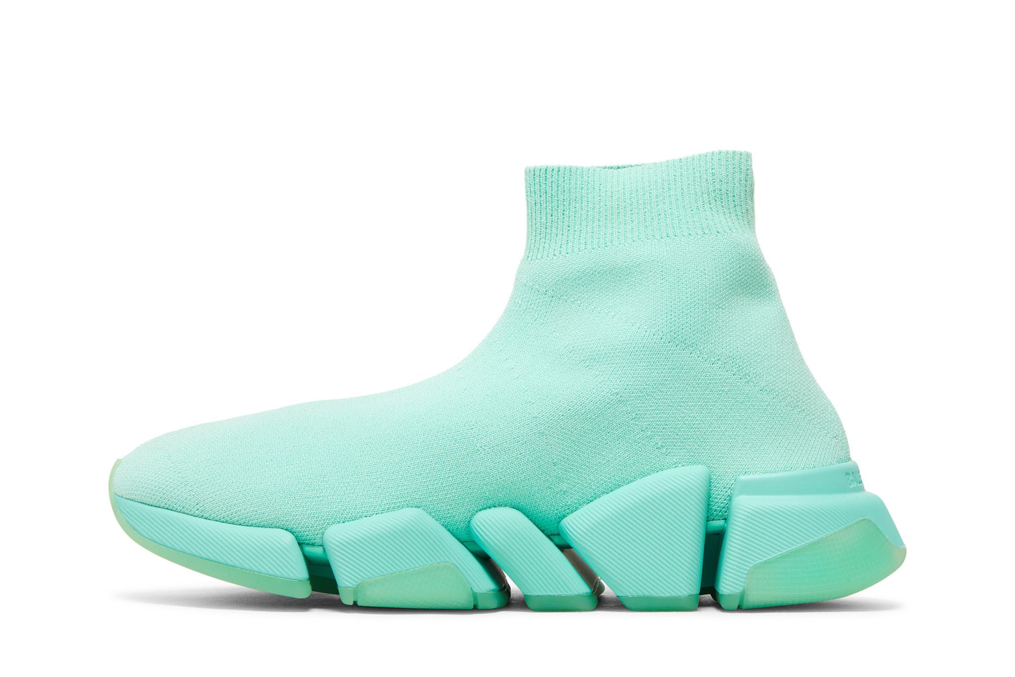 Lookbook (W) Balenciaga Speed 2.0 Baskets ''Semelle Transparente - Vert'' 654045-W2DI4-3412