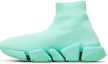 Lookbook (W) Balenciaga Speed 2.0 Baskets ''Semelle Transparente - Vert'' 654045-W2DI4-3412