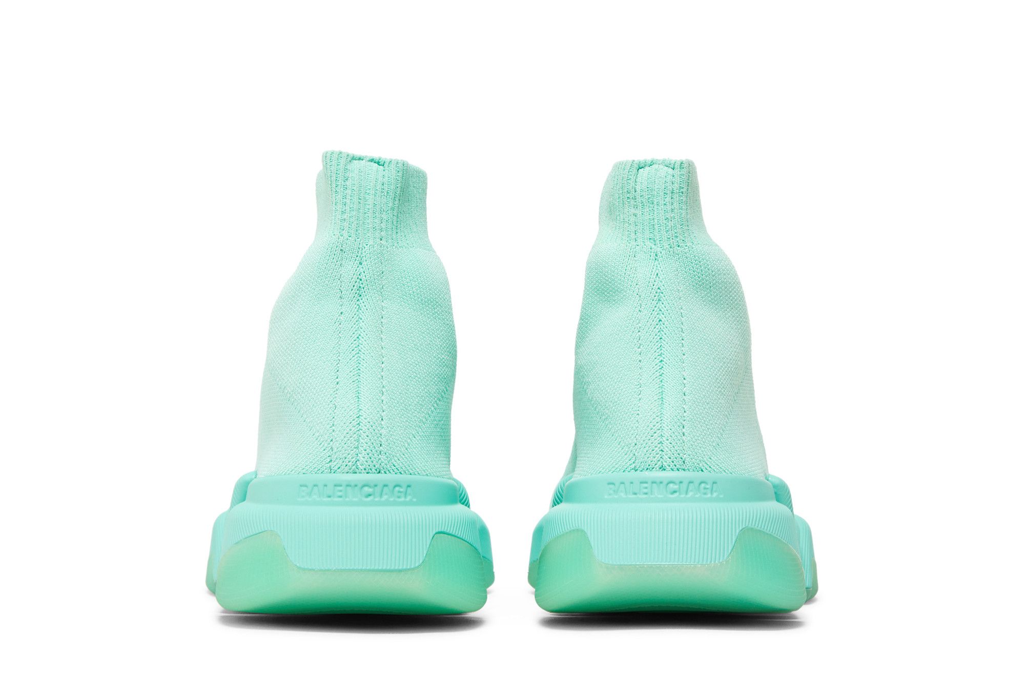 Details for (W) Balenciaga Speed 2.0 Baskets ''Semelle Transparente - Vert'' 654045-W2DI4-3412