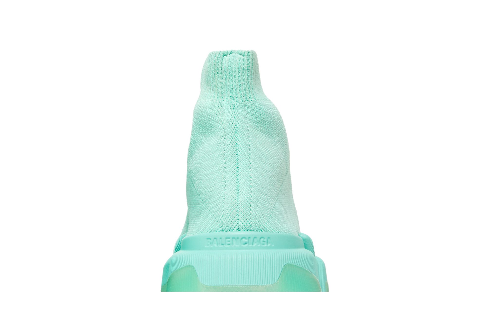 Sizing (W) Balenciaga Speed 2.0 Baskets ''Semelle Transparente - Vert'' 654045-W2DI4-3412