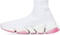 (W) Sneaker Balenciaga Speed 2.0 'Putih Merah Jambu' 654045W2DI29056