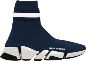 (Women) Balenciaga Speed 2.0 Trainer 'Striped - Navy' 674608-W2F60-4199 (Women) Balenciaga Speed 2.0 Trainer 'Striped - Navy' 674608-W2F60-4199