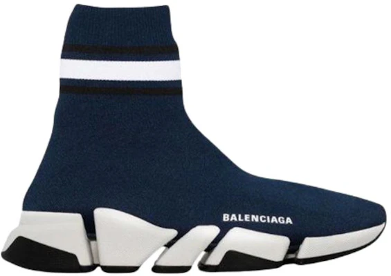 (W) Balenciaga Speed 2.0 Trainer ''Gestreept - Marineblauw'' 674608-W2F60-4199 Order (W) Balenciaga Speed 2.0 Trainer ''Gestreept - Marineblauw'' 674608-W2F60-4199