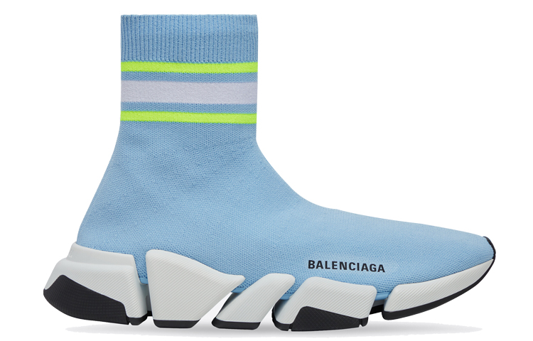 Order Balenciaga 巴黎世家 Speed 2.0 編織布料 時尚運動休閒鞋 女款 藍色