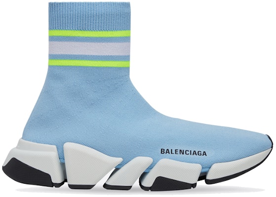 (W) Balenciaga Speed 2.0 Trainer 'Garis - Biru Muda' 674608-W2F60-4119 Order (W) Balenciaga Speed 2.0 Trainer 'Garis - Biru Muda' 674608-W2F60-4119