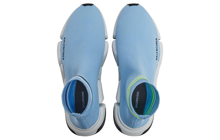 Purchase (W) Balenciaga Speed 2.0 Trainer ''Rayé - Bleu Clair'' 674608-W2F60-4119