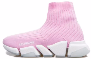 (Women) Balenciaga Speed 2.0 Trainers 'Rib-Knit Pale Pink' 654045W2D815691 (Women) Balenciaga Speed 2.0 Trainers 'Rib-Knit Pale Pink' 654045W2D815691