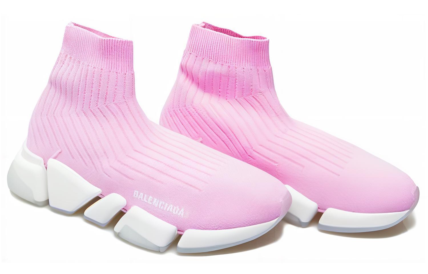 Shop (W) 巴黎世家Speed 2.0绵线袜靴‘淡粉色’ 654045W2D815691