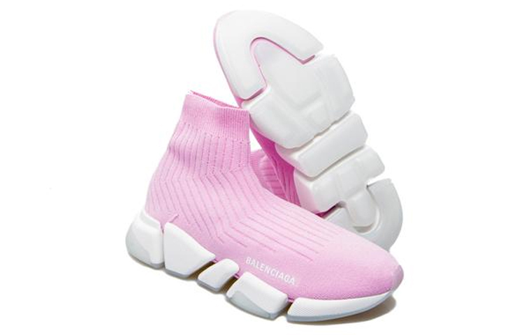 Purchase (W) 巴黎世家Speed 2.0绵线袜靴‘淡粉色’ 654045W2D815691