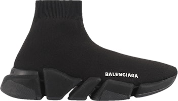 (Women) Balenciaga Speed 2 Trainer Knit 'Black' 636833-W2DC1-1013 (Women) Balenciaga Speed 2 Trainer Knit 'Black' 636833-W2DC1-1013