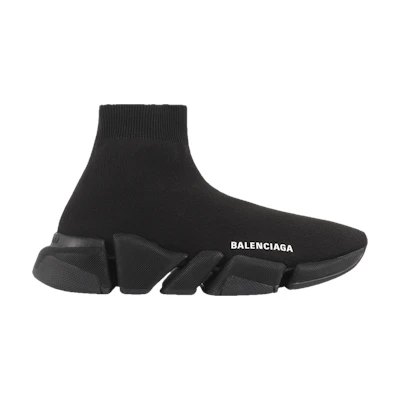 (W) Balenciaga Speed 2 Trainer Knit 'Black'