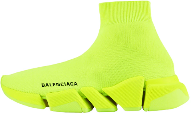 (Women) Balenciaga Speed 2 Trainer Knit 'Fluo Yellow' 617196W17267204 Buy (Women) Balenciaga Speed 2 Trainer Knit 'Fluo Yellow' 617196W17267204