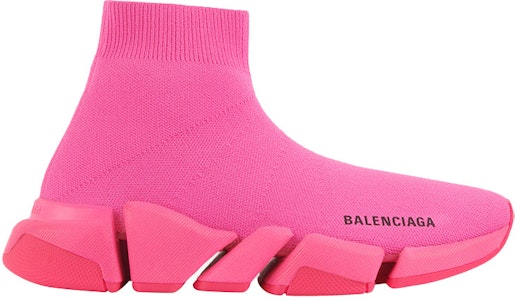 (W) バレンシアガ スピード2 ニット ネオンピンク 617196W17265800 Order (W) バレンシアガ スピード2 ニット ネオンピンク 617196W17265800