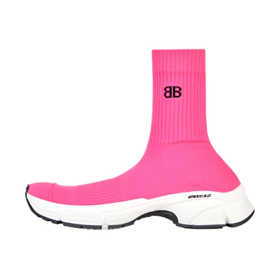 (W) Balenciaga Speed 3.0 Sneaker 'Fluo Pink'