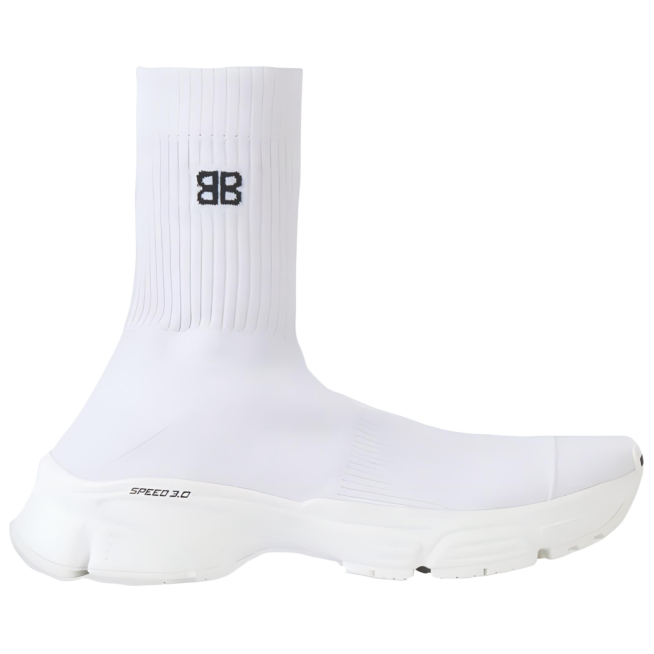 Lookbook (W) 巴黎世家 Speed 3.0 运动鞋 '白色' 654466W2DN29000