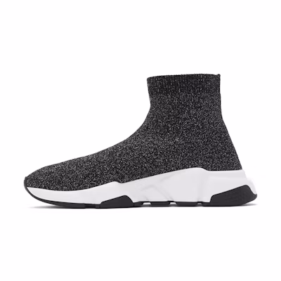 (W) Balenciaga Speed 'Metallic Black'