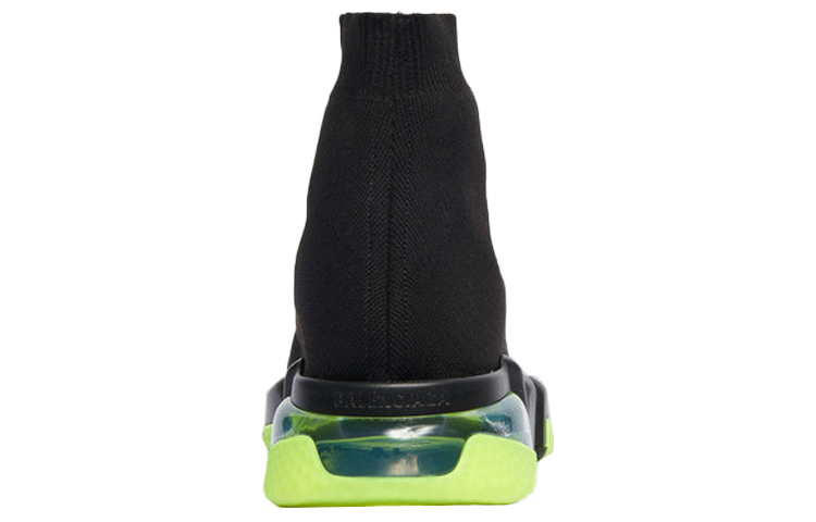 Shop (W) 발렌시아가 스피드 클리어솔 트레이너 '블랙 옐로우' 607543W05GJ1048