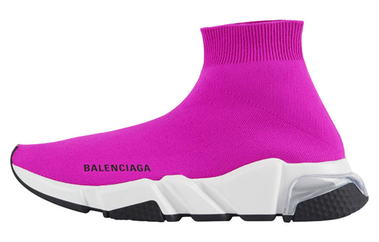 (Women) Balenciaga Speed Clear Sole Trainer 'Fuchsia'  607543 W05GG 5911