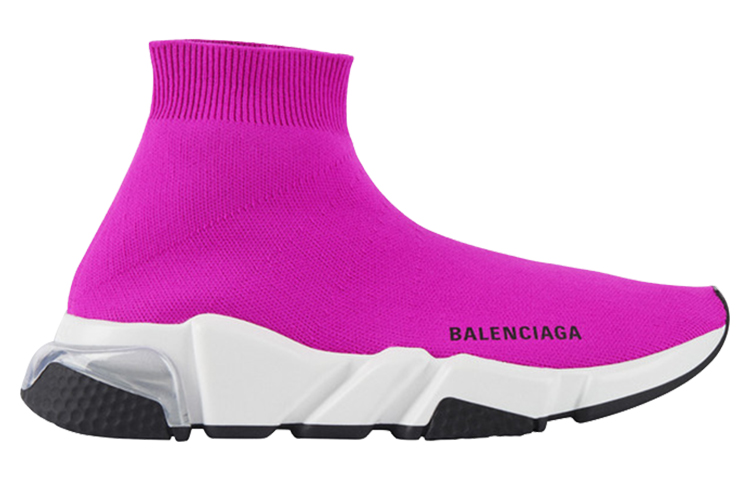Order (W) Balenciaga Speed Clear Sole Trainer ''Fuchsia'' Chaussures 607543 W05GG 5911