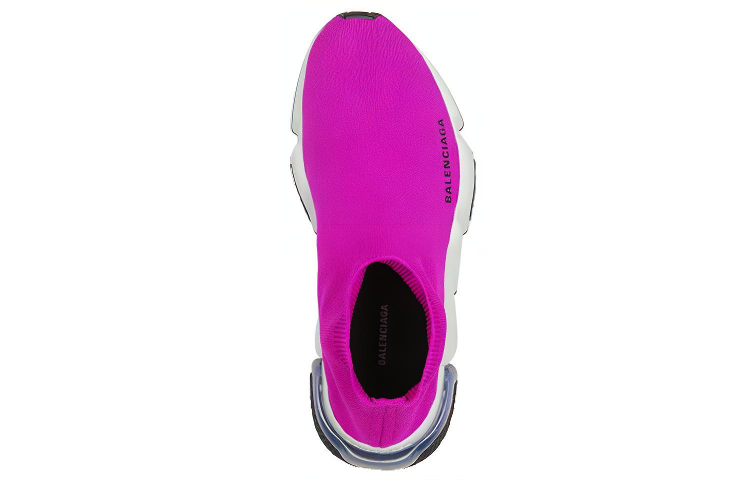 Lookbook (W) Balenciaga Speed Clear Sole Trainer 'Fuchsia' - Kasut Lari Tapak Lut Fuchsia 607543 W05GG 5911