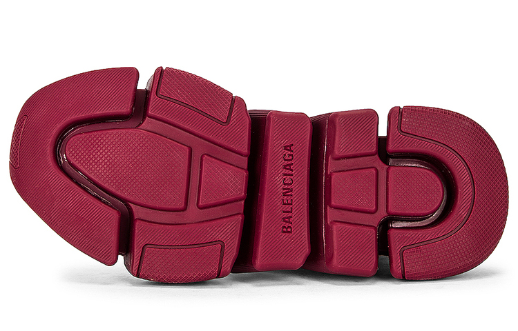 (W) Balenciaga Speed High 'Dark Red' 圖 5