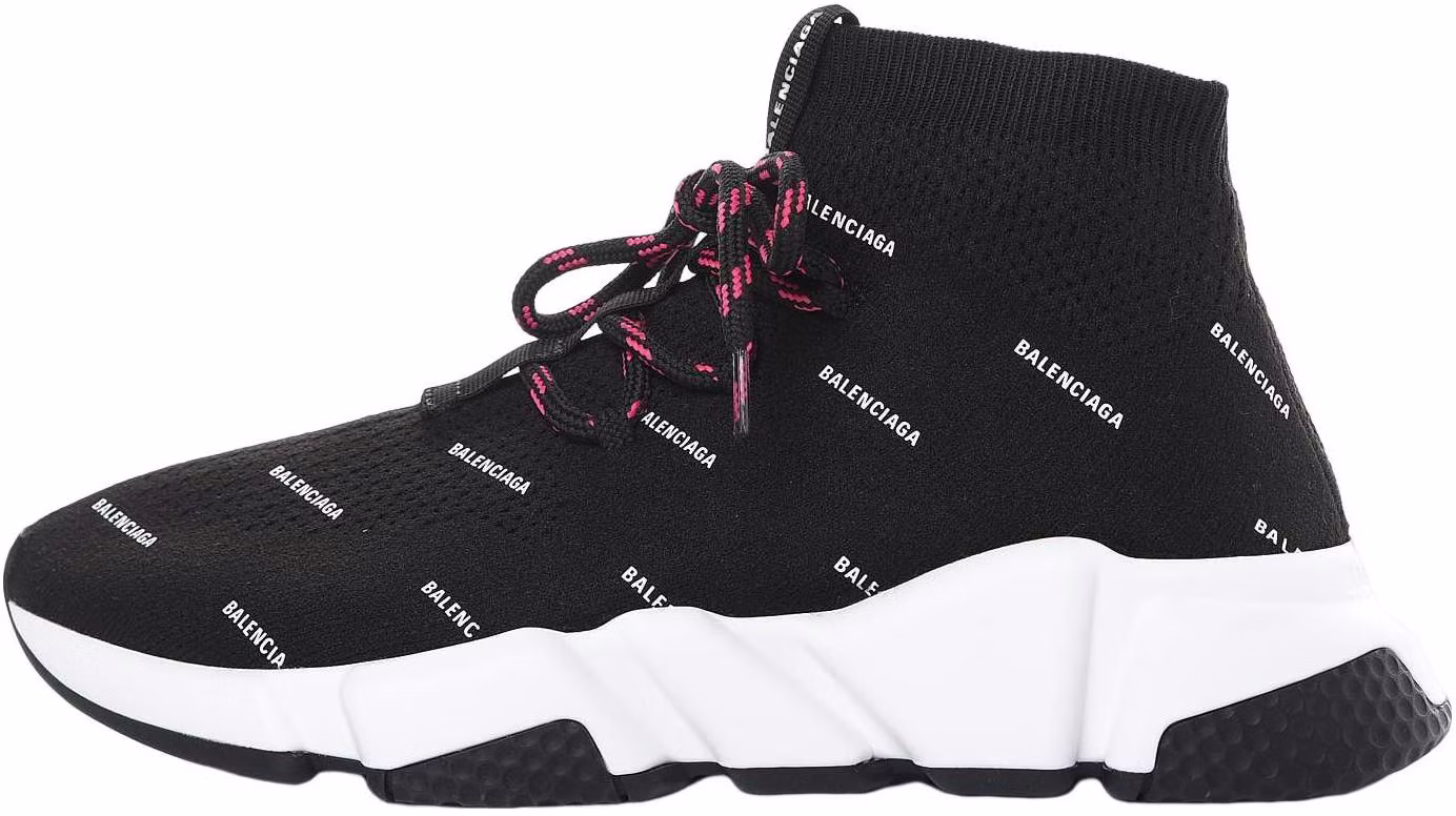 balenciaga-speed-knit-logo-print-women