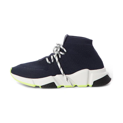(W) Balenciaga Speed Lace Up 'Navy'