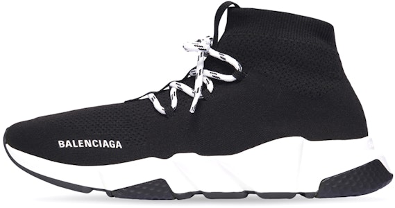 (W) Balenciaga Speed Lace Up Hitam Putih 587284W2DB21015 Buy (W) Balenciaga Speed Lace Up Hitam Putih 587284W2DB21015