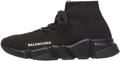 (Women) Balenciaga Speed Lace Up Sneaker 'Black' 587284-W2DB1-1013 (Women) Balenciaga Speed Lace Up Sneaker 'Black' 587284-W2DB1-1013