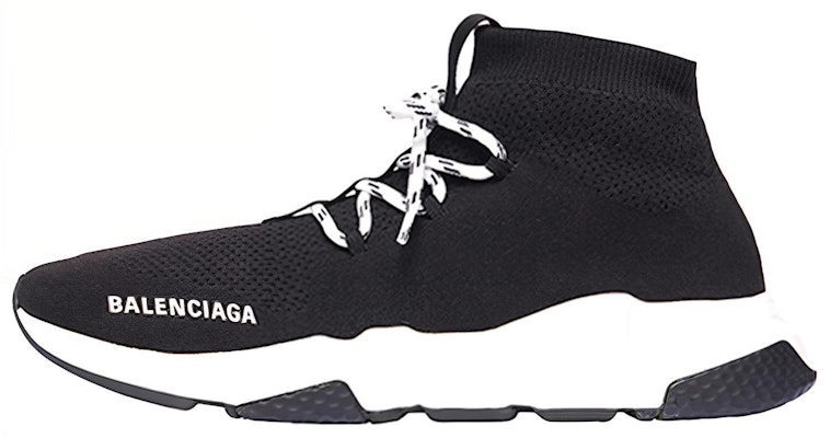 (W) 발렌시아가 스피드 레이스업 스니커즈 '블랙 화이트' 587284-W1702-1015 Buy (W) 발렌시아가 스피드 레이스업 스니커즈 '블랙 화이트' 587284-W1702-1015