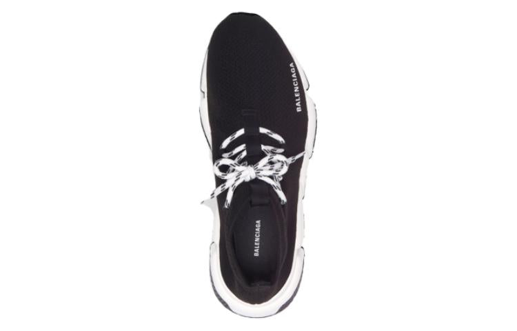 Order (W) Balenciaga Speed Lace Up Sneaker ''Hitam Putih'' 587284-W1702-1015