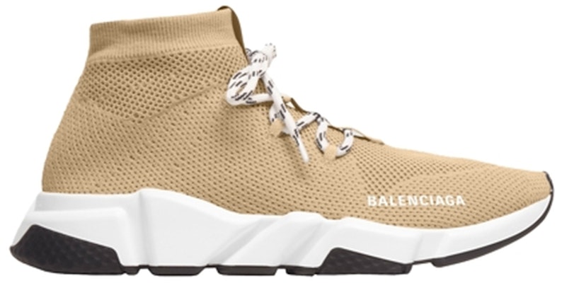 (W) Balenciaga Speed Lace Up Trainer Berharga 'Beige' 587284-W1702-2300 Order (W) Balenciaga Speed Lace Up Trainer Berharga 'Beige' 587284-W1702-2300