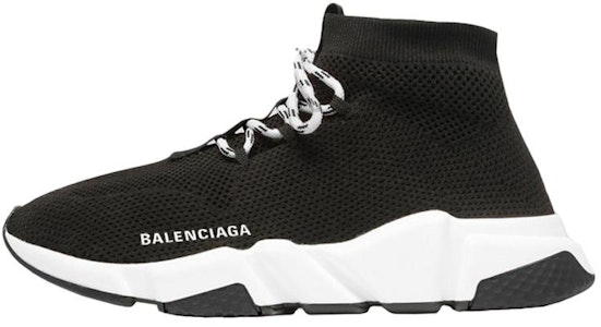 (W) 巴黎世家黑色系带速度训练鞋 562159 W1HP0 1000 Buy (W) 巴黎世家黑色系带速度训练鞋 562159 W1HP0 1000